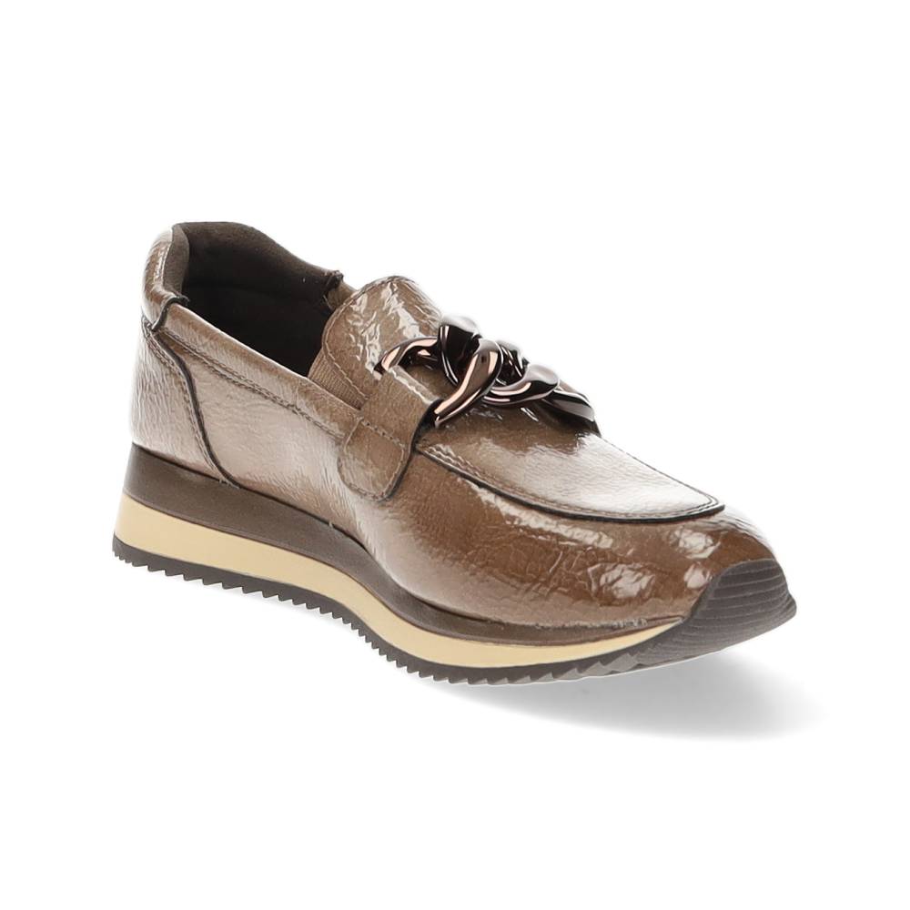 bruine mocassin