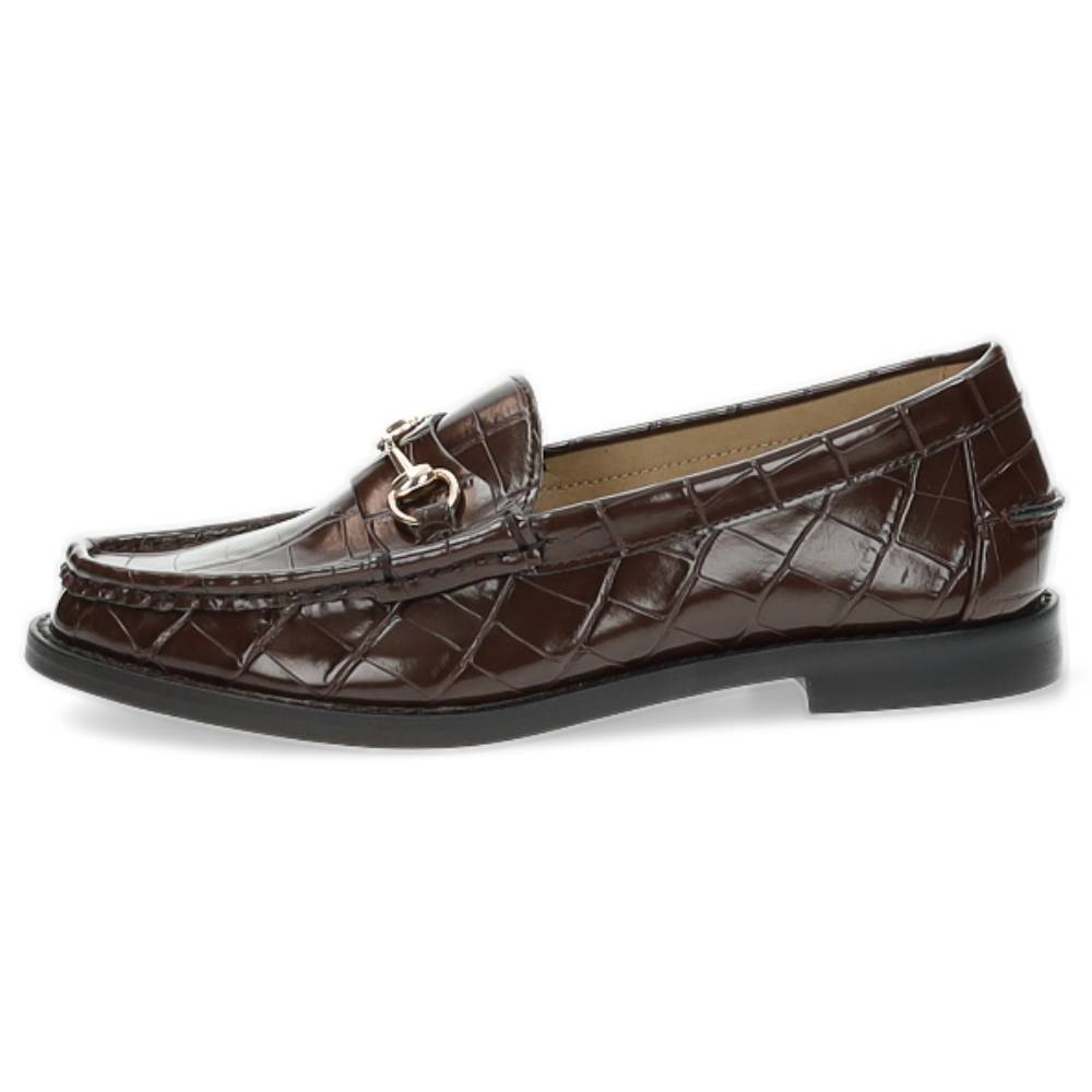 donkerbruine loafer