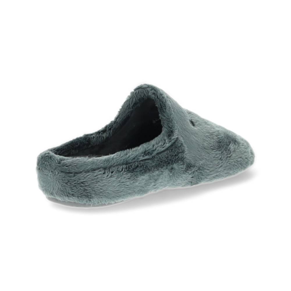 donkergrijze pantoffel
