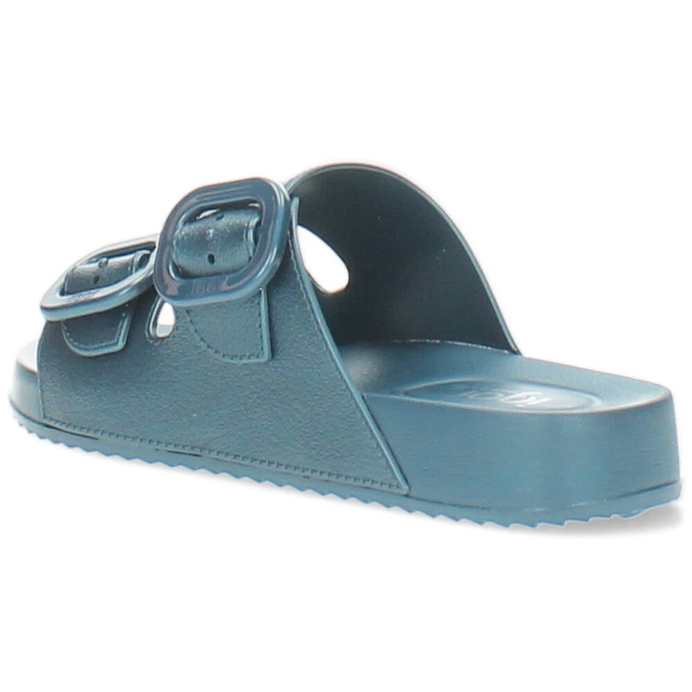 blauwe slipper