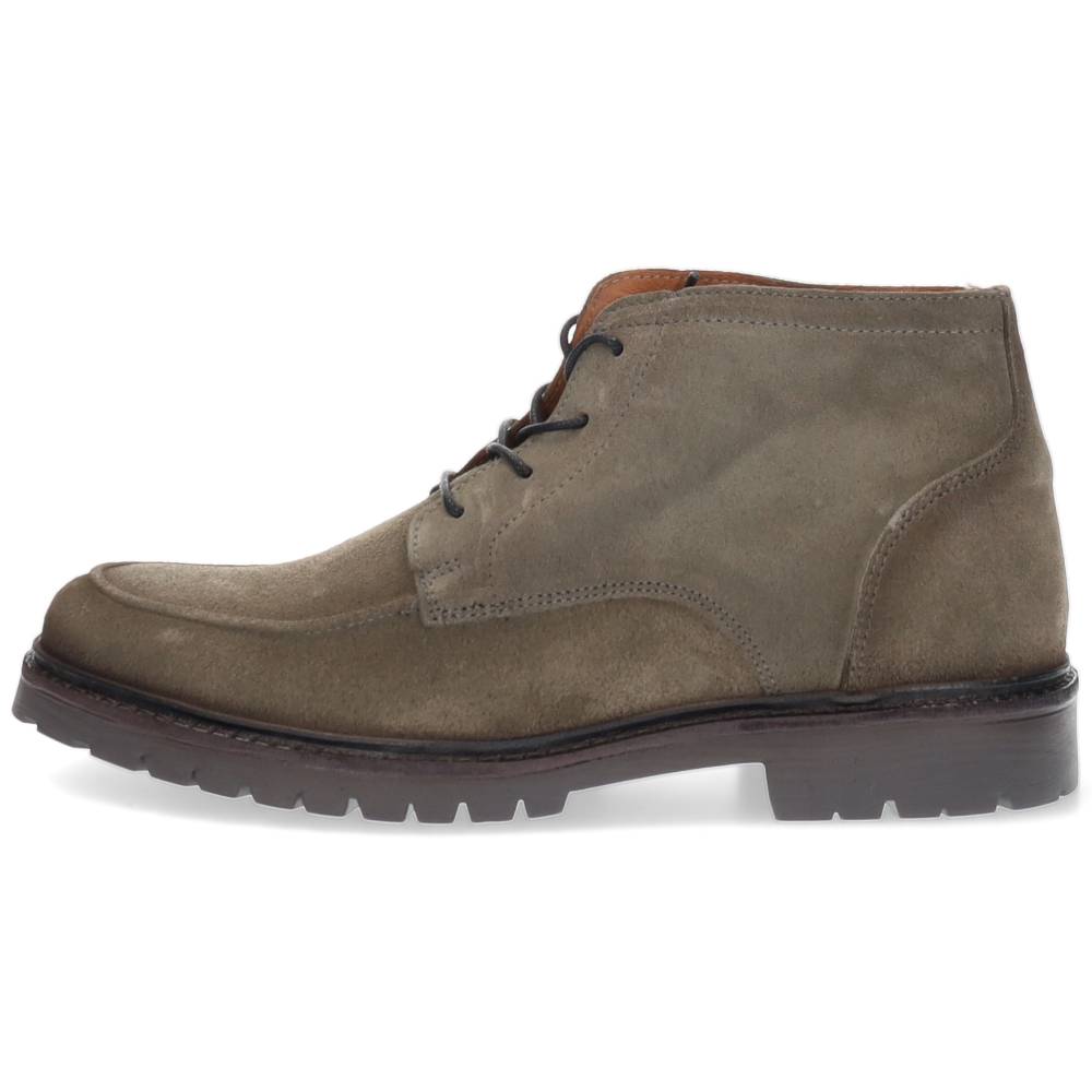 taupe geklede bottine
