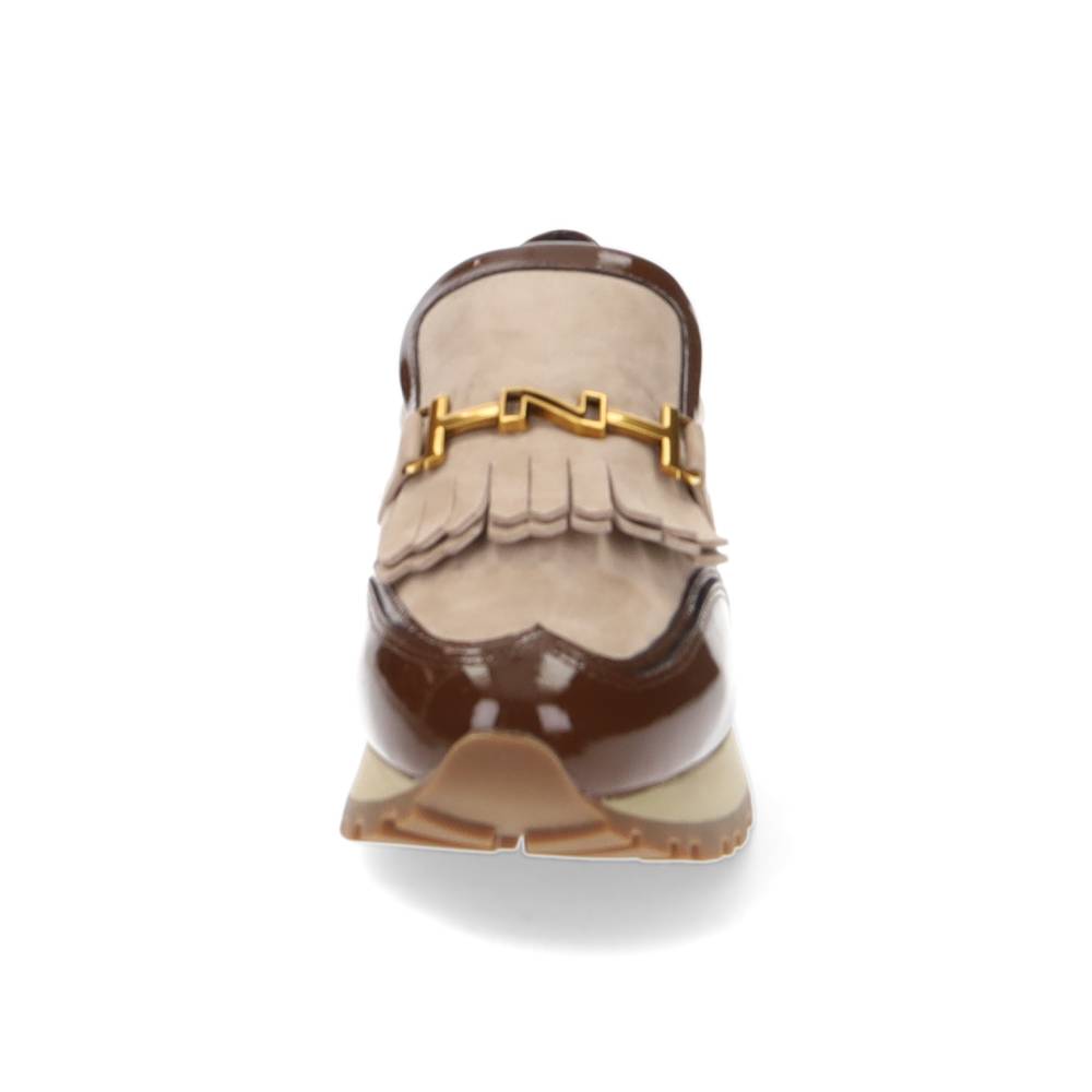 bruine mocassin