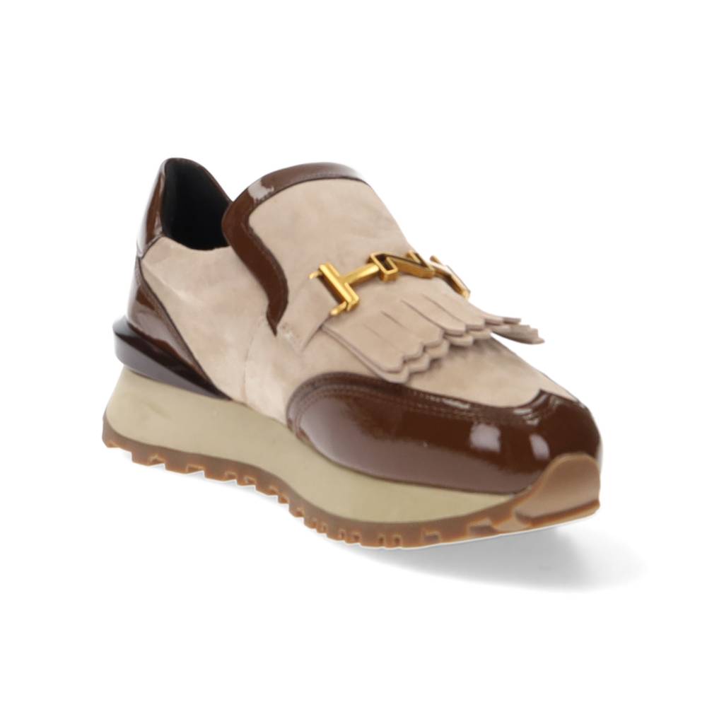 bruine mocassin