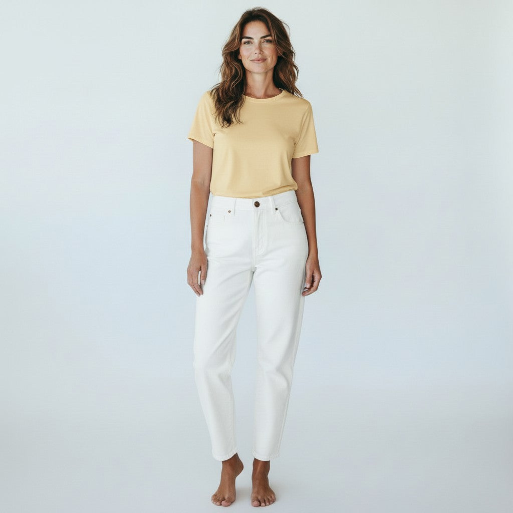 witte jeansbroek