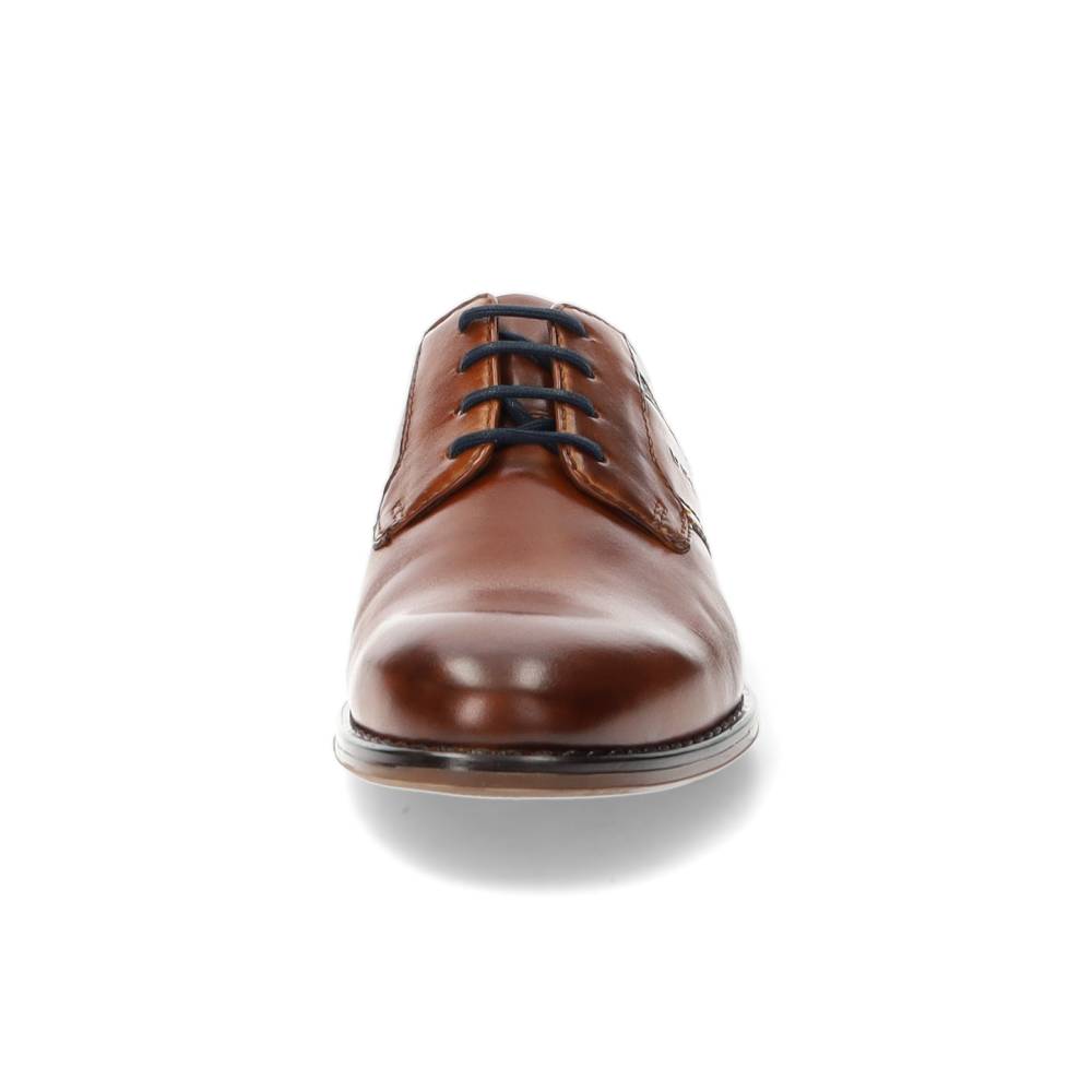 cognac geklede herenschoen