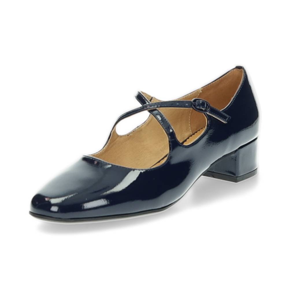 blauwe pump