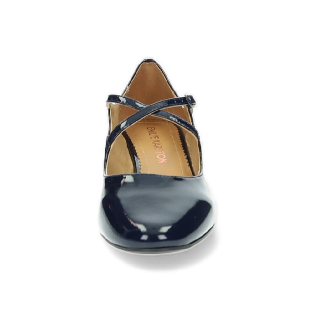 blauwe pump