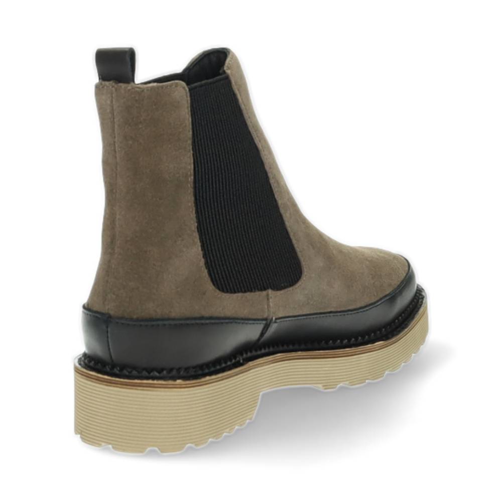 taupe enkellaars