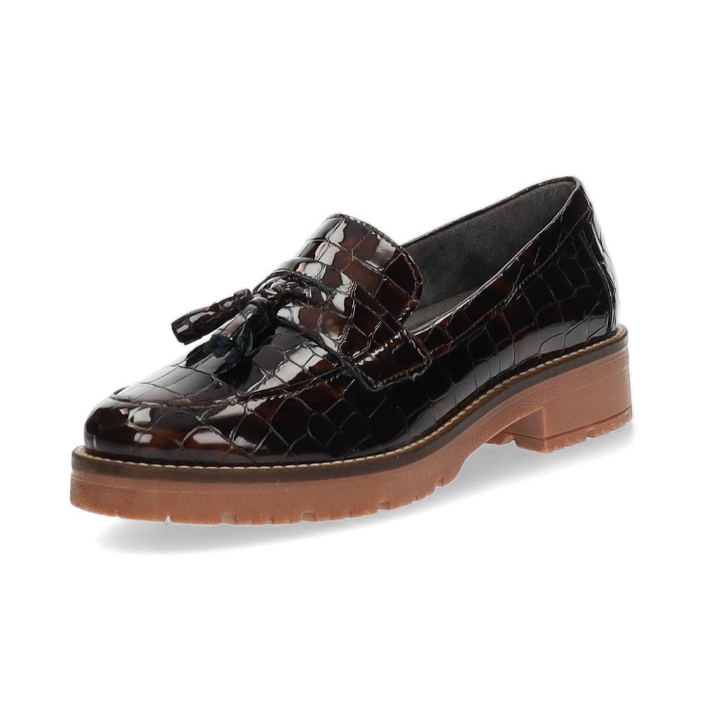 bruine mocassin