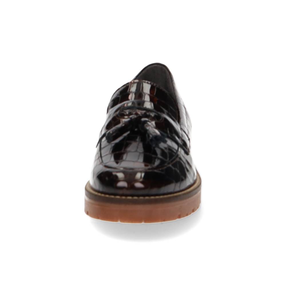 bruine mocassin