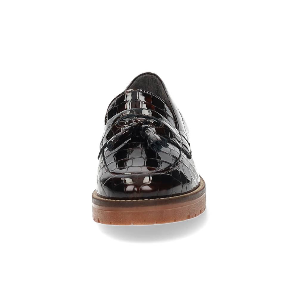 bruine mocassin