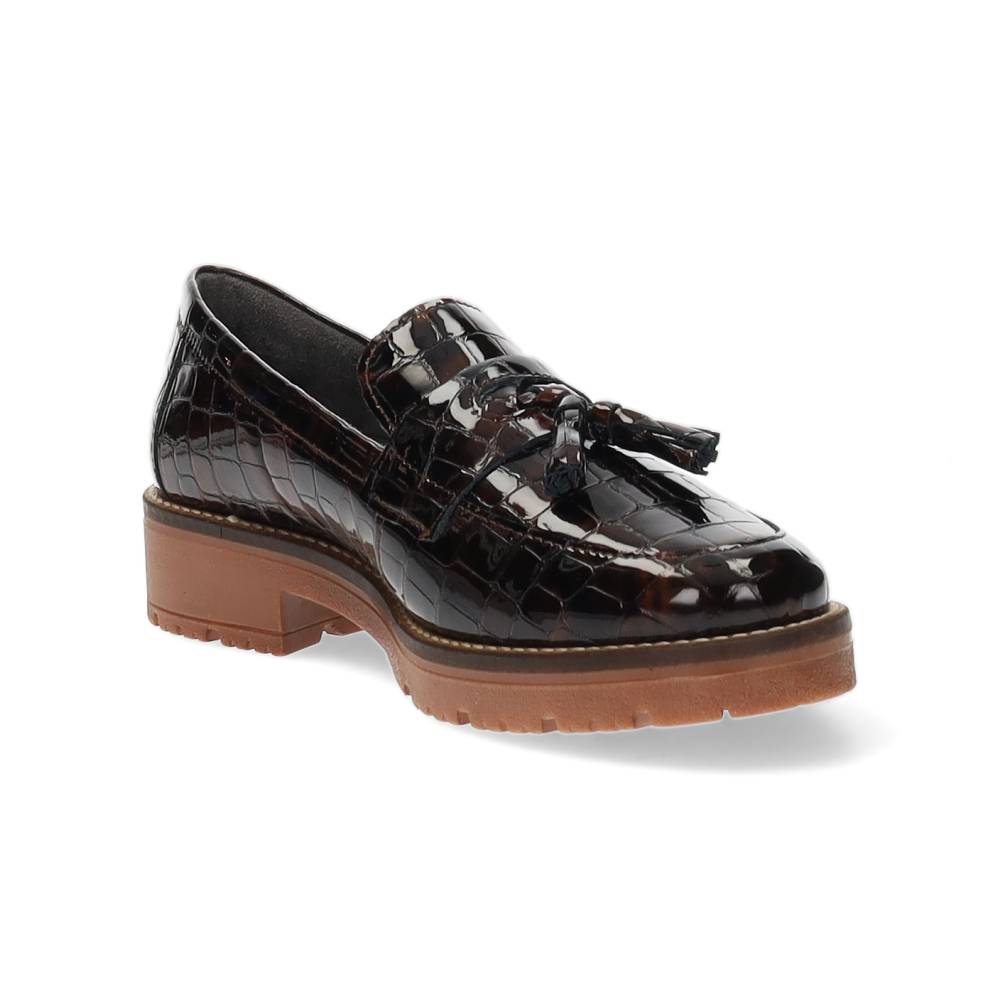 bruine mocassin