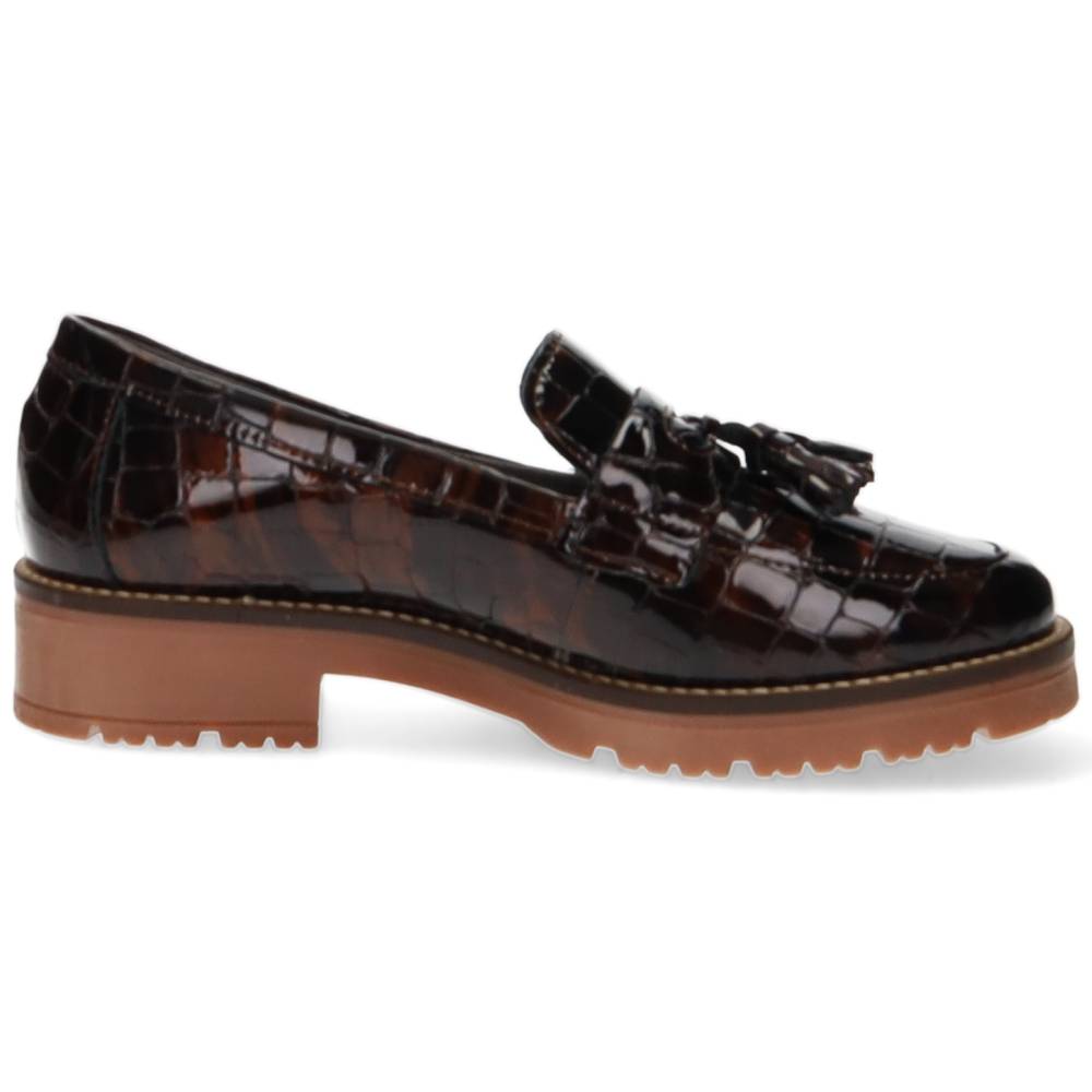 bruine mocassin