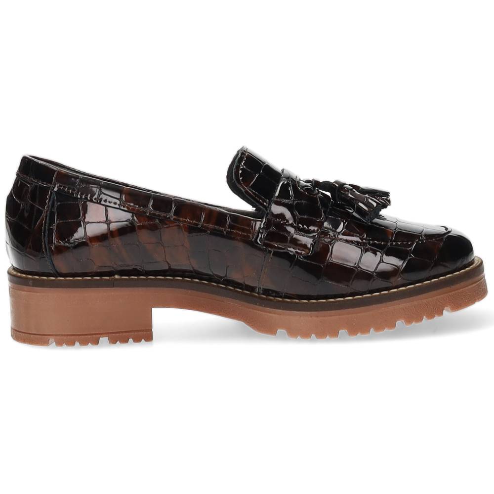 bruine mocassin