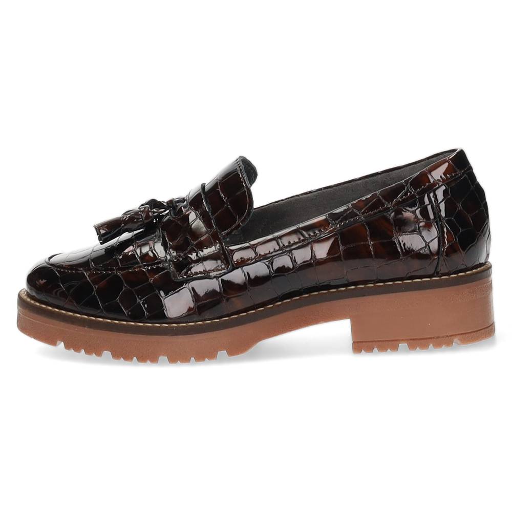 bruine mocassin