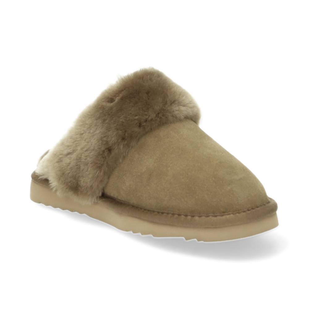 taupe pantoffel
