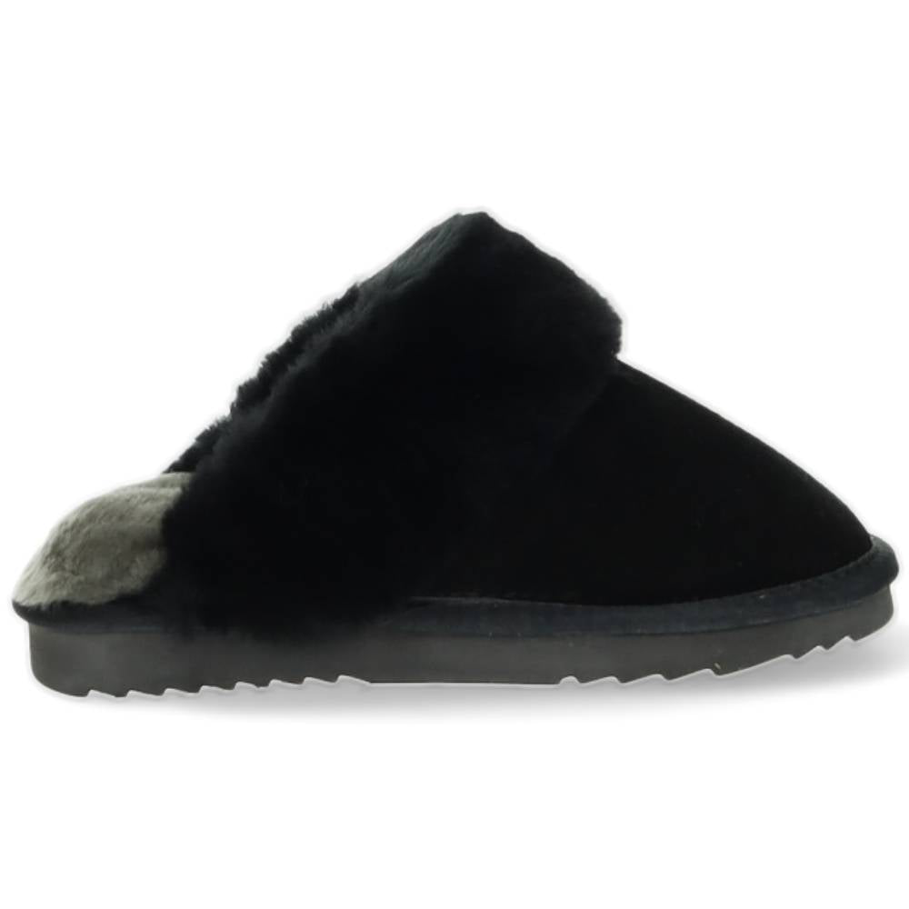 zwarte pantoffel