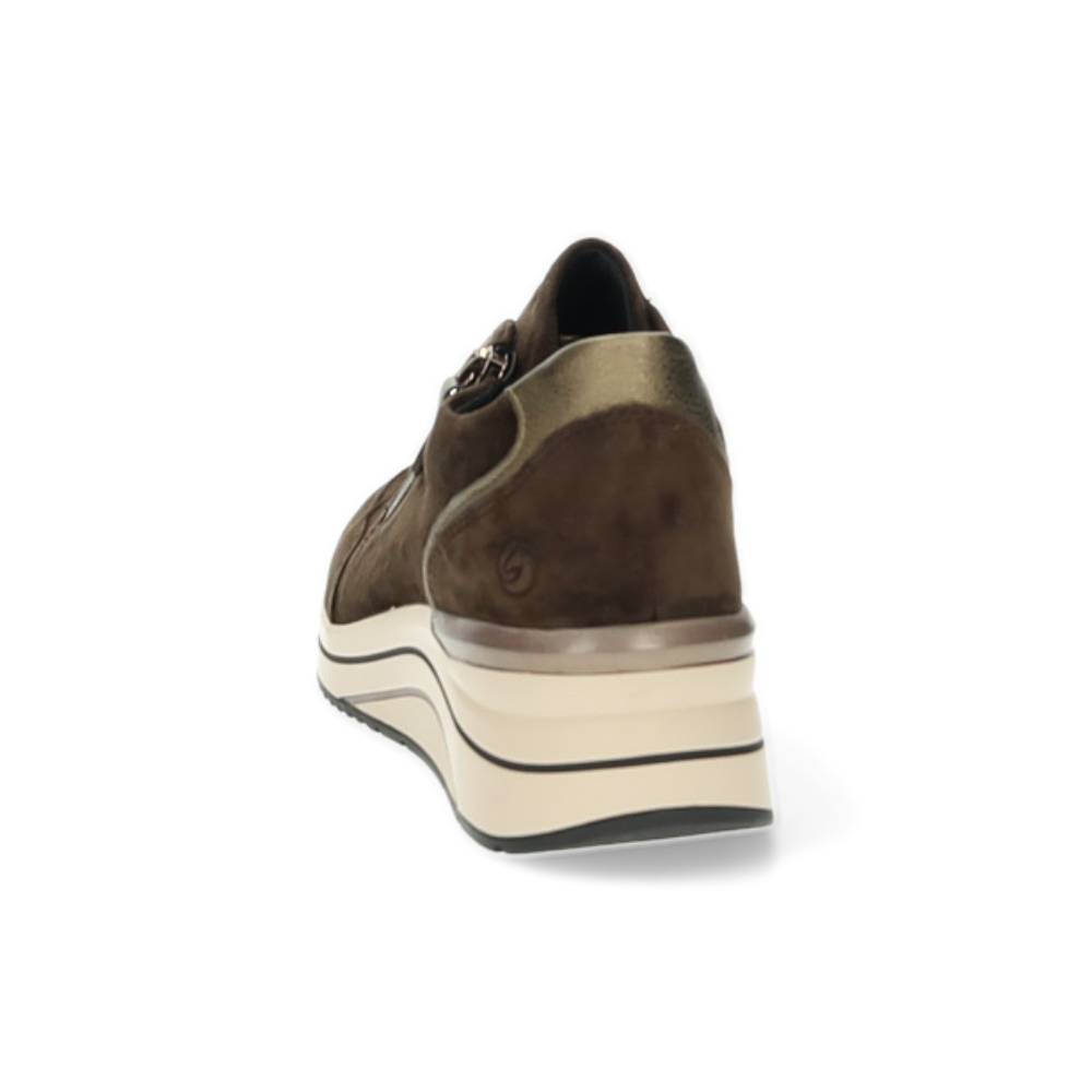 donkerbruine sneaker