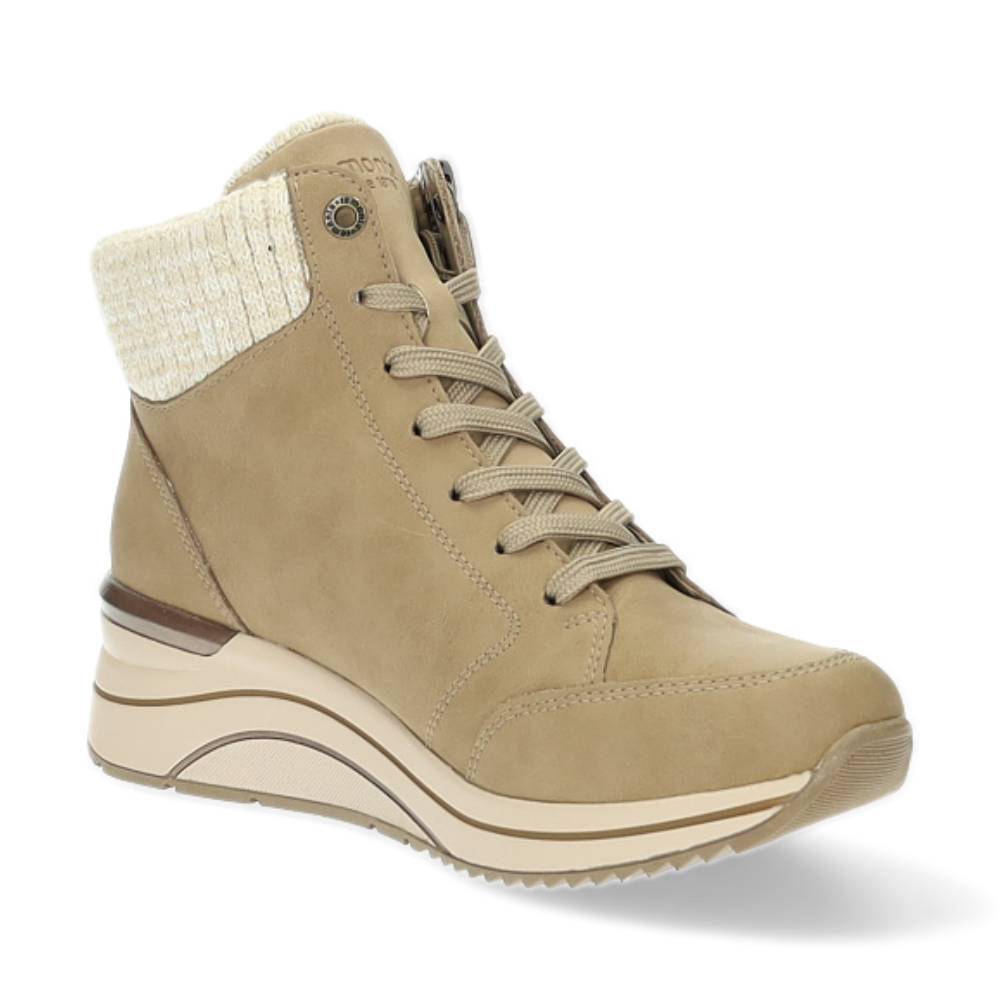 camel hoge sneaker