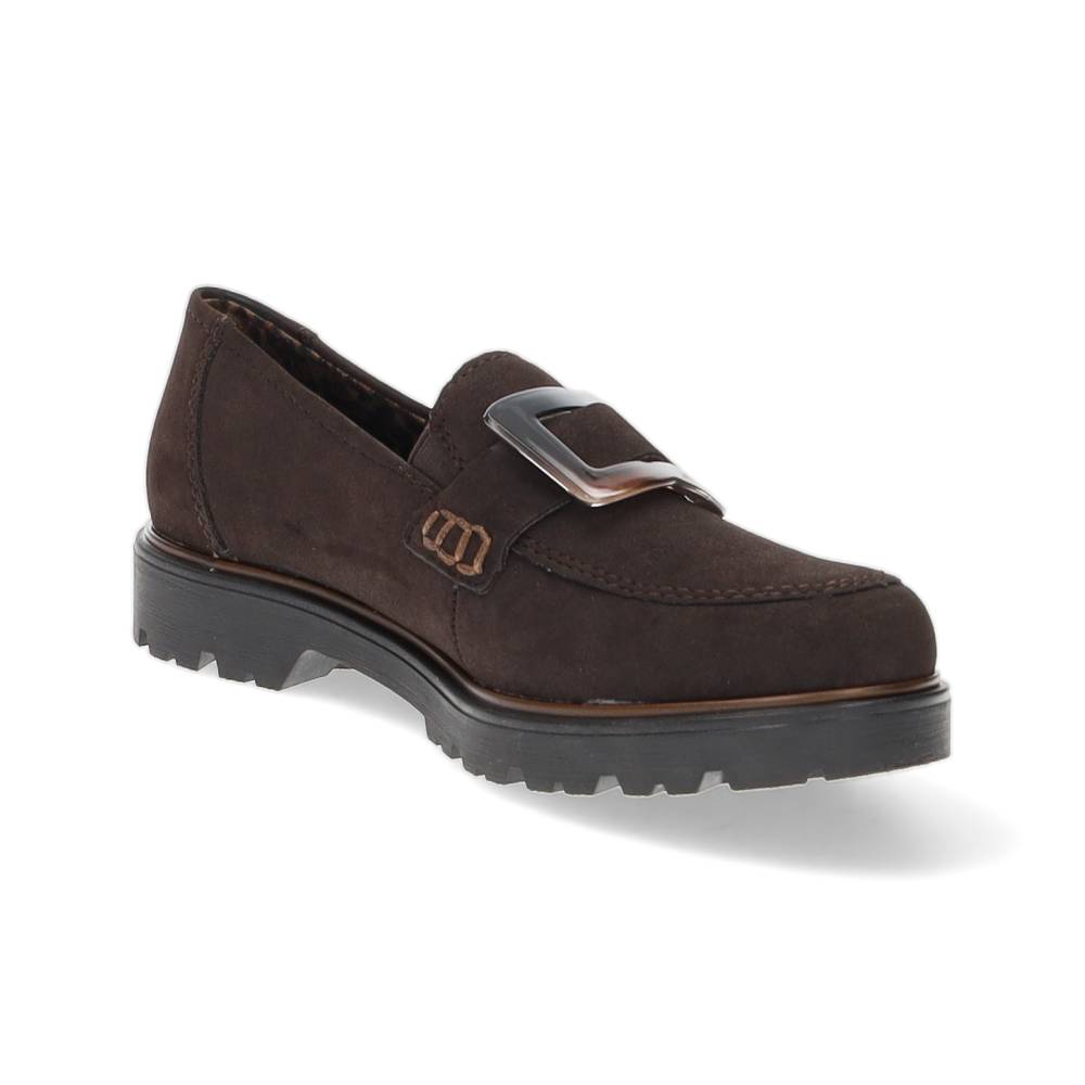 bruine mocassin