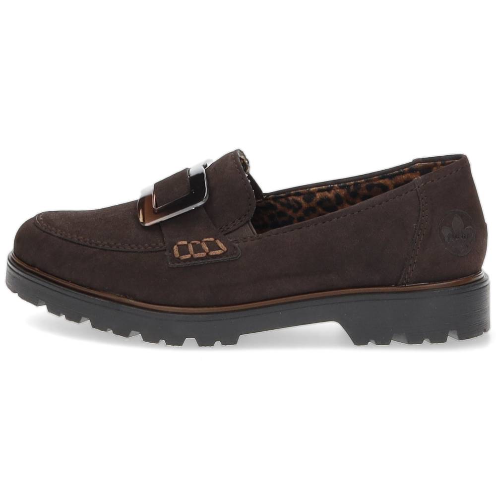 bruine mocassin
