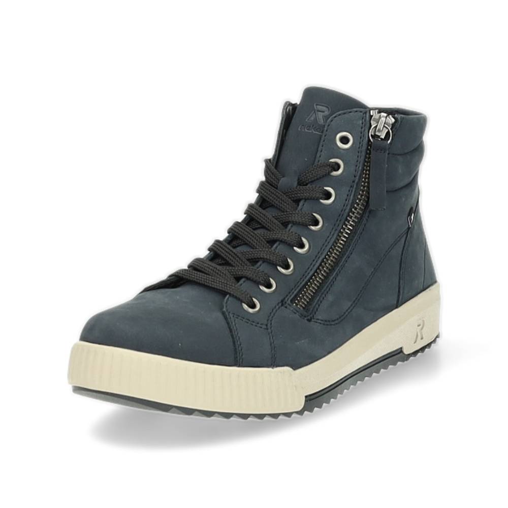 blauwe sneaker