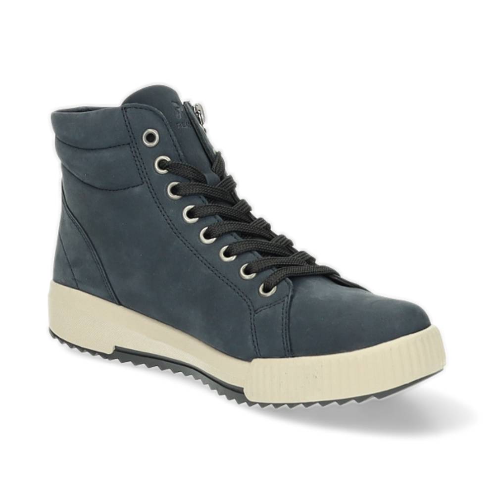 blauwe sneaker