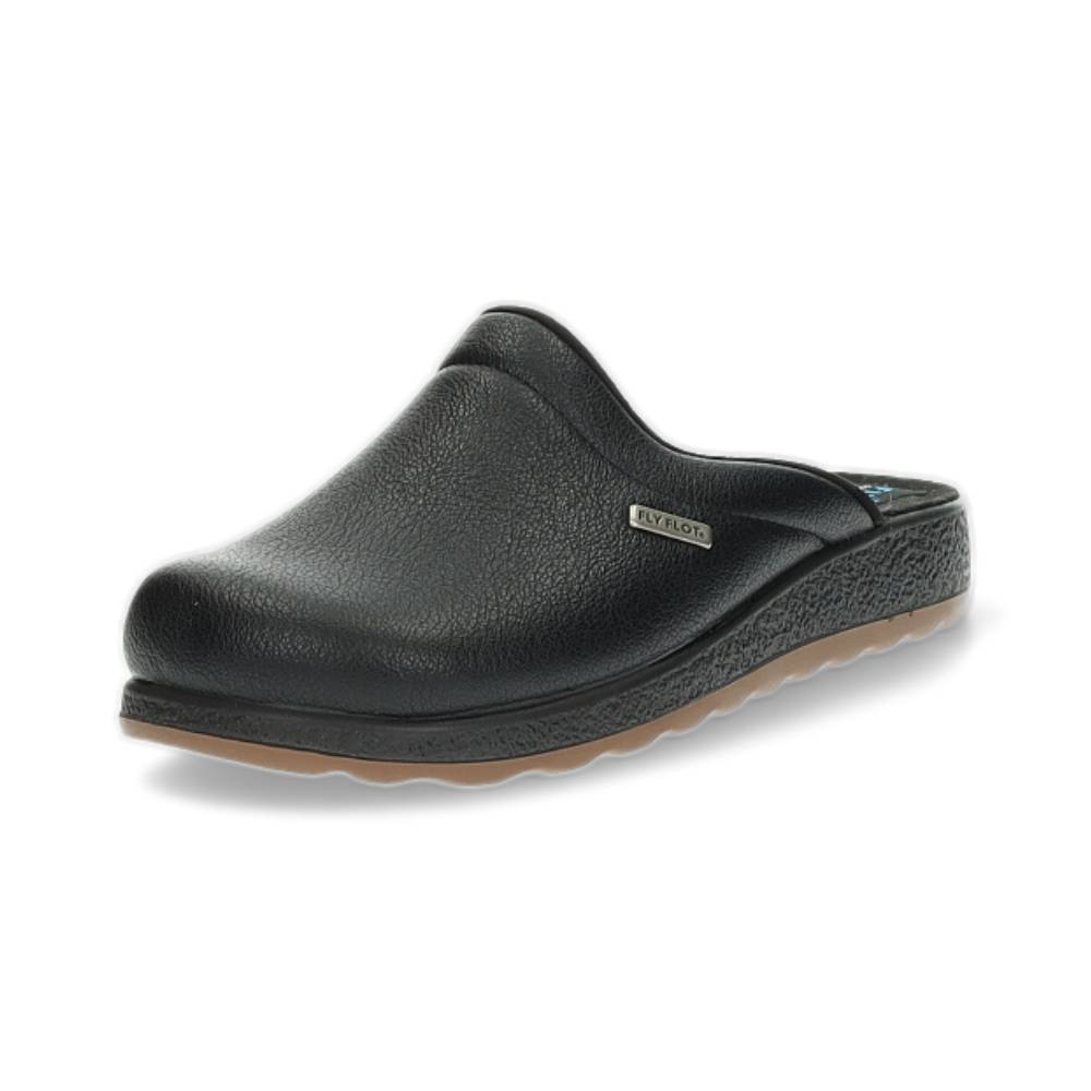 zwarte pantoffel
