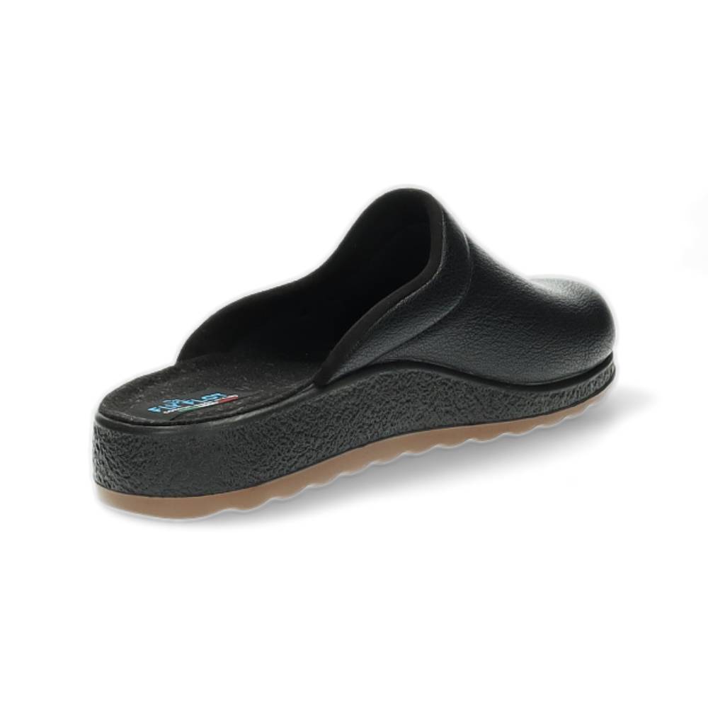 zwarte pantoffel