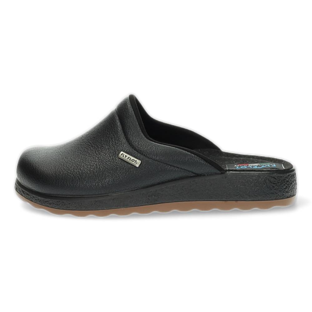 zwarte pantoffel