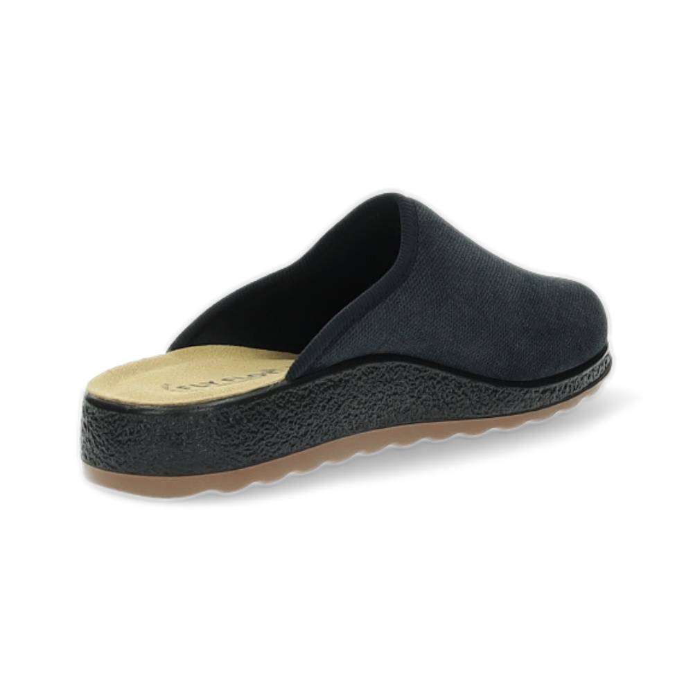 zwarte pantoffel