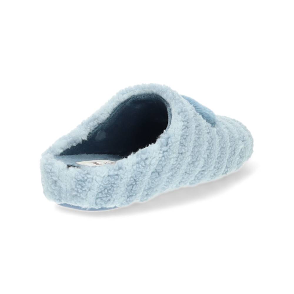 lichtblauwe pantoffel