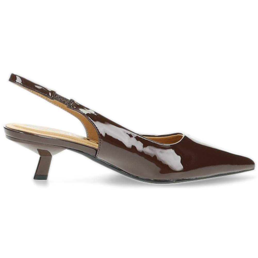 bruine slingback