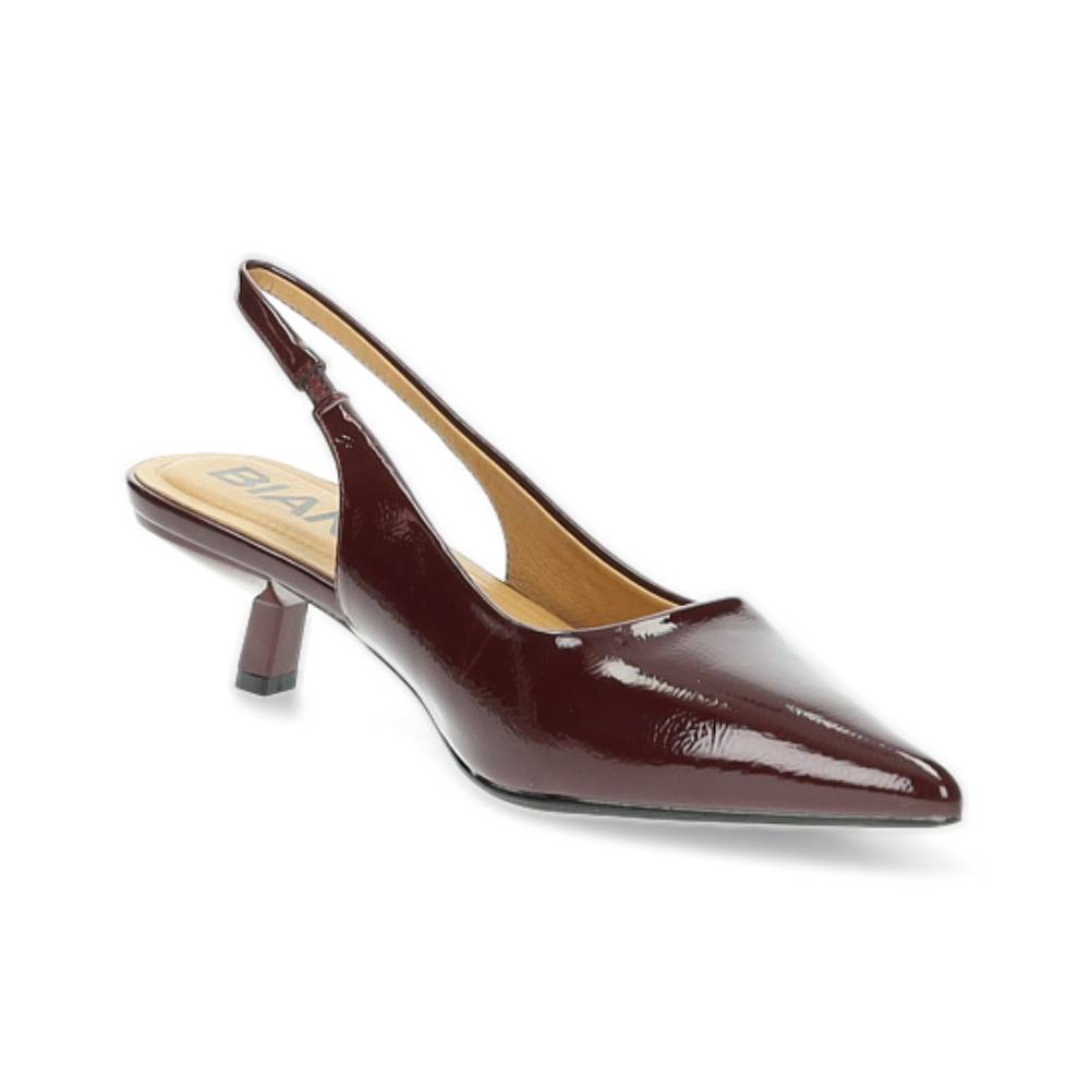 burgundy slingback