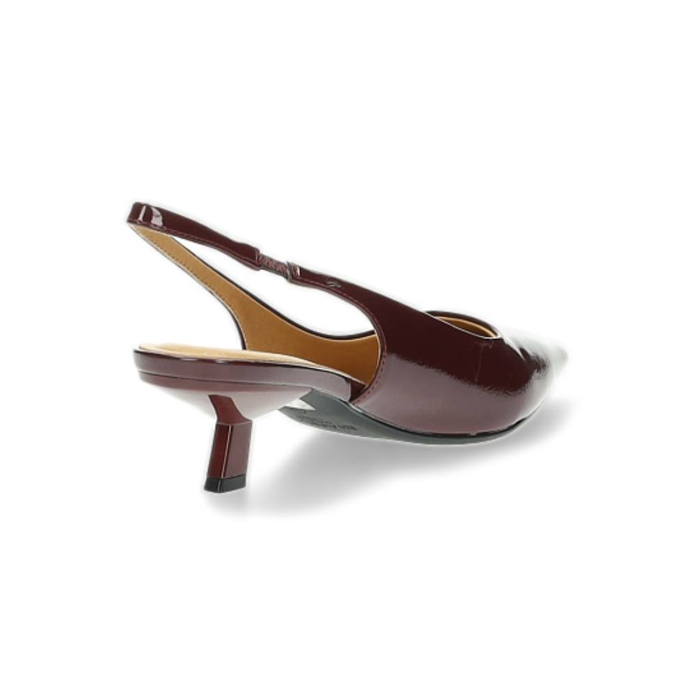 burgundy slingback