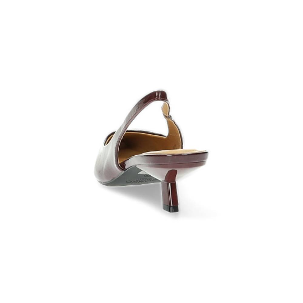 burgundy slingback
