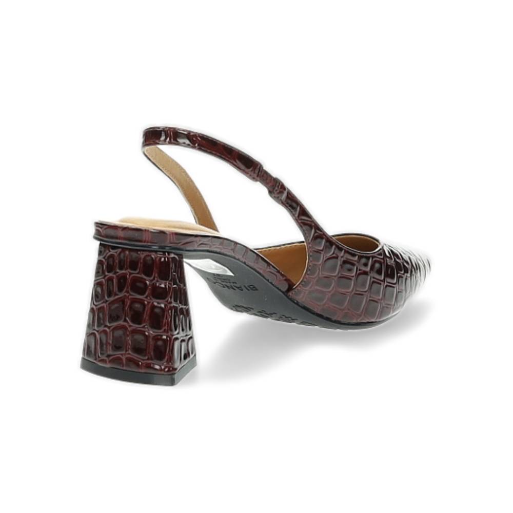 burgundy slingback