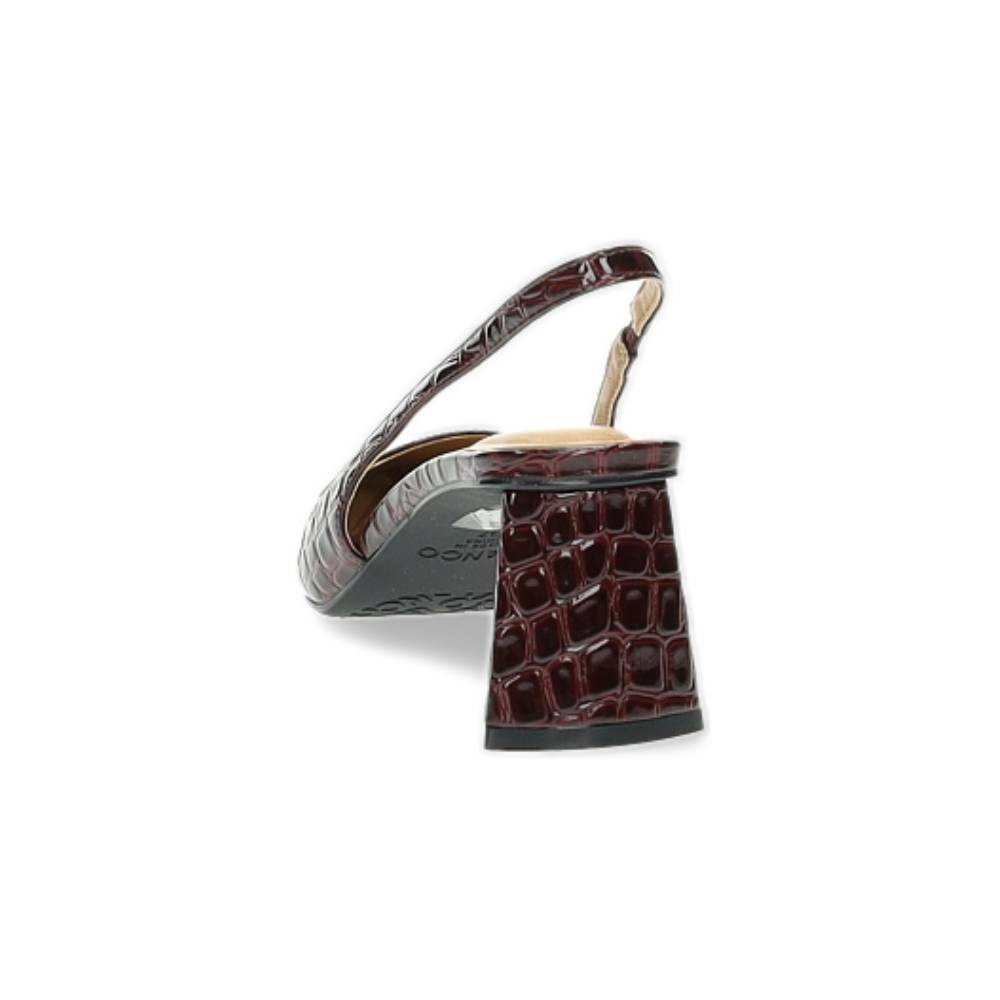 burgundy slingback