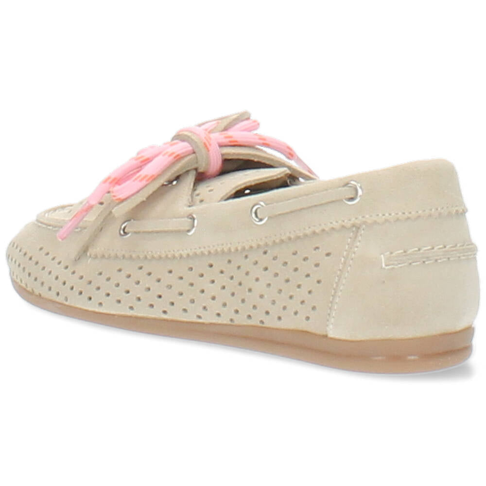 beige bootschoen