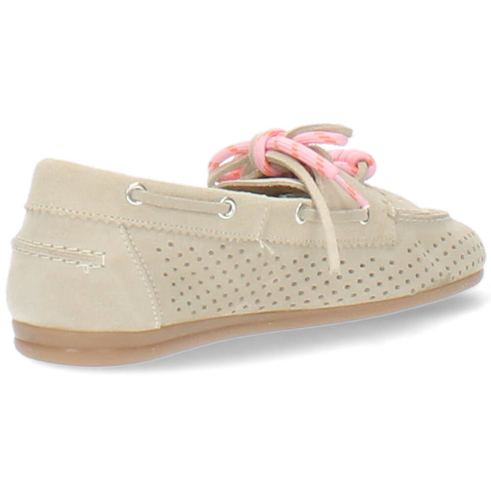 beige bootschoen