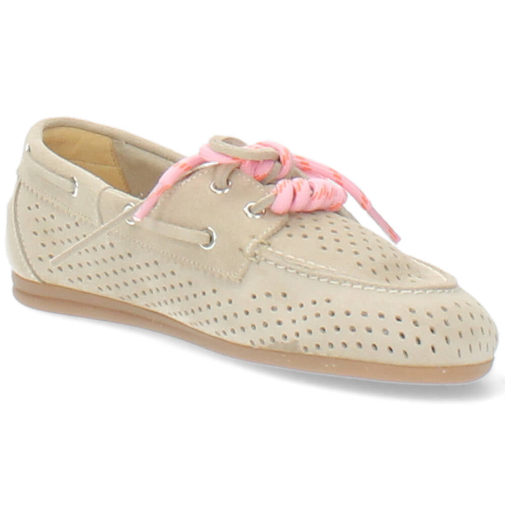 beige bootschoen