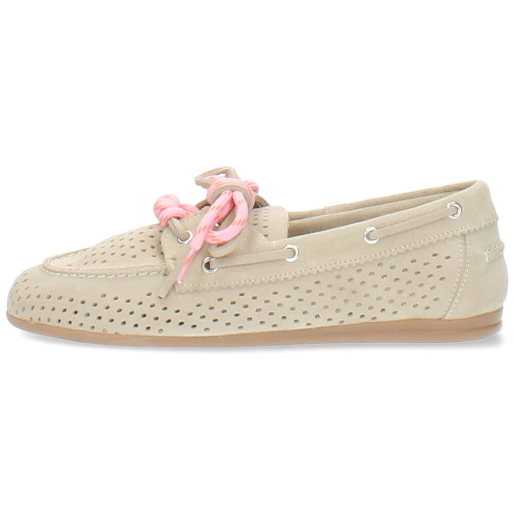 beige bootschoen