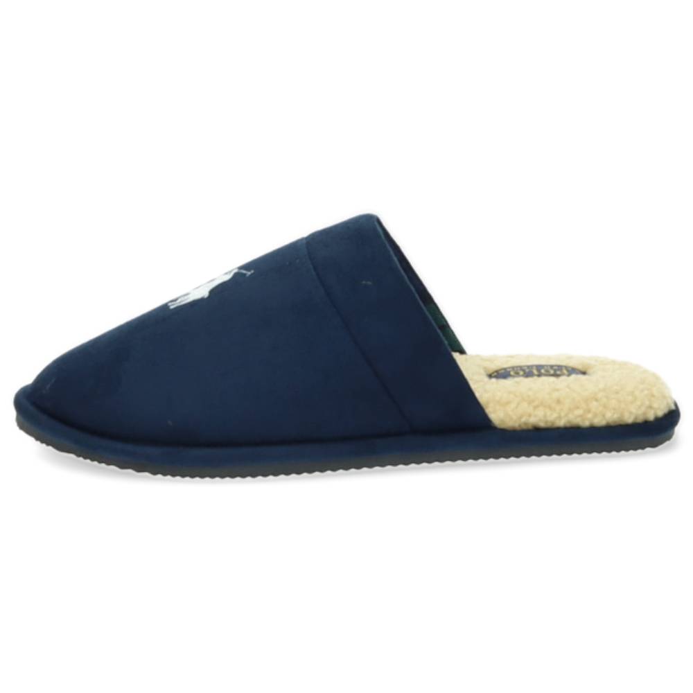 blauwe pantoffel