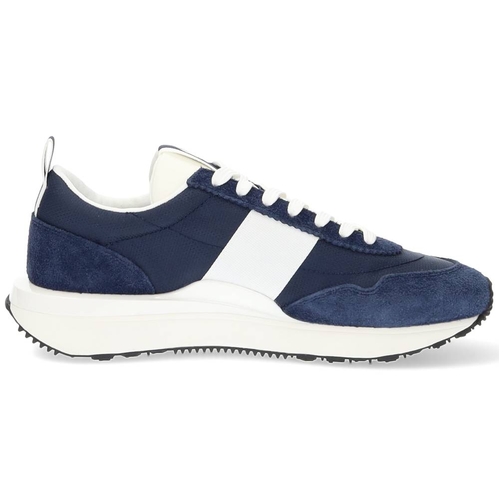 blauwe sneaker