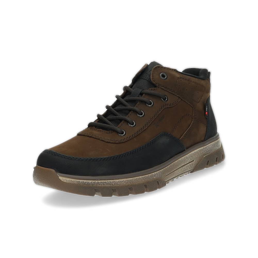 bruine hoge sneaker