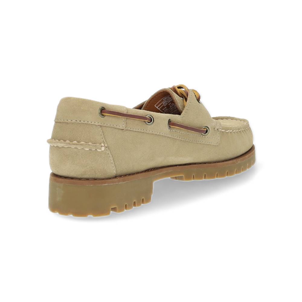 beige bootschoen