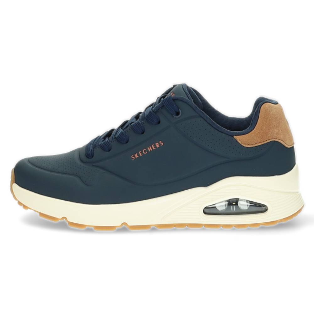 blauwe sneaker