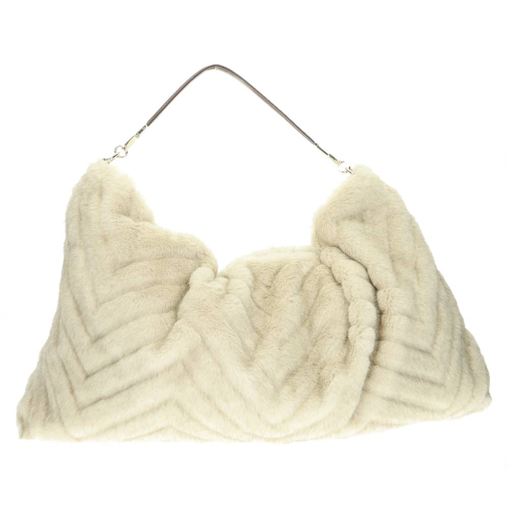 beige handtas