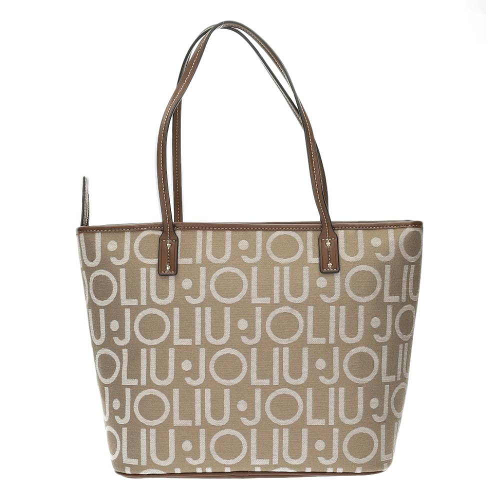beige handtas