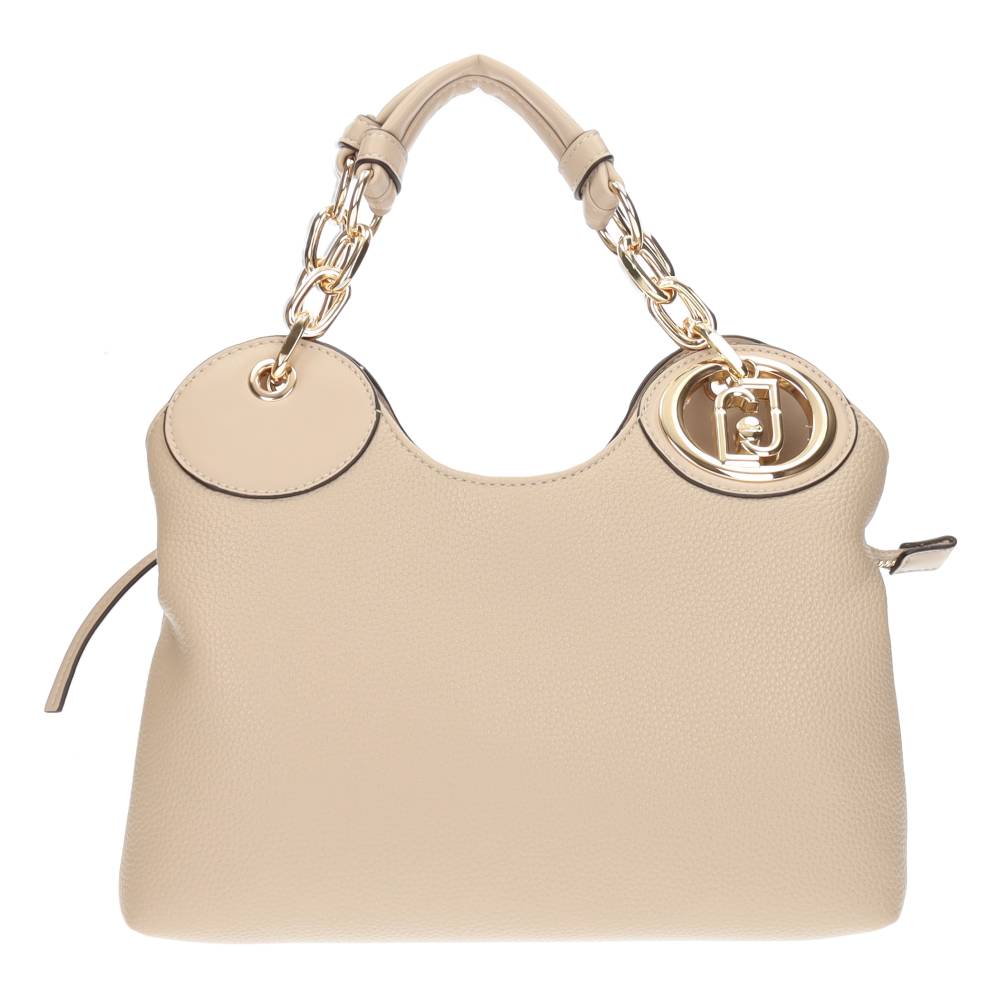 beige handtas